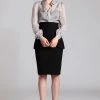 L'école Des Femmes Skirts Secretary Wool Skirt