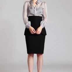 L'école Des Femmes Skirts Secretary Wool Skirt