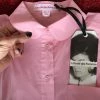 L'école Des Femmes Pink Peter Pan Collar Blouse