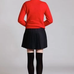 L'école Des Femmes Knitwear & Sweatshirts L'école Sweater (Red & Navy)