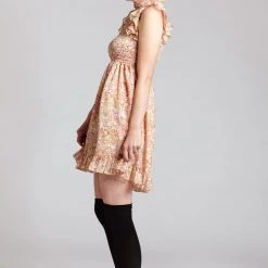 L'école Des Femmes Floral Lolita Smock Dress