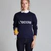 L'école Des Femmes Men's L'école Sweater (Navy)