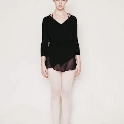 L'école Des Femmes NEW Ballerina Wrap Black