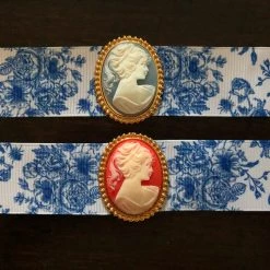 L'école Des Femmes NEW Toile Cameo In Blue