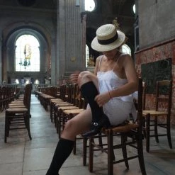 L'école Des Femmes Straw Canotier Hat