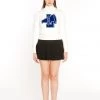 L'école Des Femmes Cheerleader Sweater (Blue Logo)