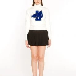L'école Des Femmes Cheerleader Sweater (Blue Logo)