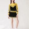 L'école Des Femmes Bumble Bee Cheerleader Sweater