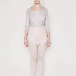 L'école Des Femmes NEW Ballerina Wrap Grey