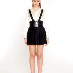 L'école Des Femmes Milkmaid Suspender Skirt