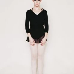 L'école Des Femmes NEW Ballerina Wrap Black