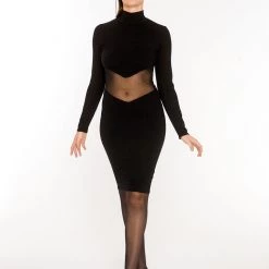 L'école Des Femmes Double V Mesh Dress