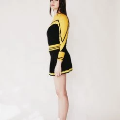 L'école Des Femmes Bumble Bee Cheerleader Sweater