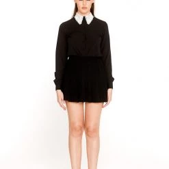 L'école Des Femmes NEW RBG Silk Blouse