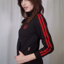 L'école Des Femmes Black Tracksuit Jacket NEW