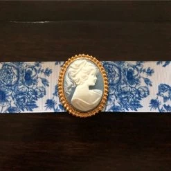 L'école Des Femmes NEW Toile Cameo In Blue