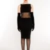 L'école Des Femmes Marilyn Cut-out Mesh Dress