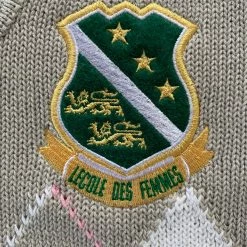 L'école Des Femmes Argyle Sweater Vest NEW