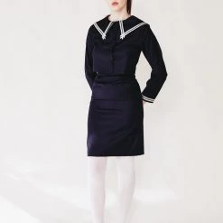 L'école Des Femmes The Sailor Suit (pencil Skirt) NEW 13 L'école Des Femmes The Sailor Suit (pencil Skirt) NEW