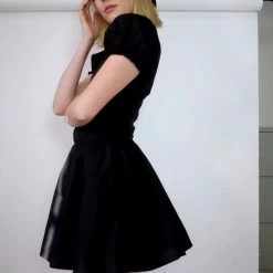 L'école Des Femmes Dresses Baby Doll Dress (Black)