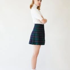 L'école Des Femmes School Girl Skirt (Green Tartan) 12 L'école Des Femmes School Girl Skirt (Green Tartan)
