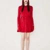 L'école Des Femmes Red Riding Hood Knit Dress