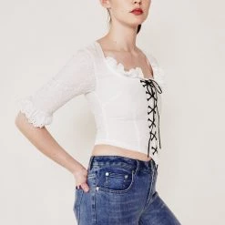 L'école Des Femmes Marquise Eyelet Top