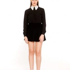 L'école Des Femmes NEW RBG Silk Blouse