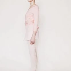 L'école Des Femmes Ballerina Wrap Pale Pink NEW