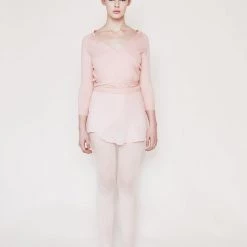 L'école Des Femmes Ballerina Wrap Pale Pink NEW