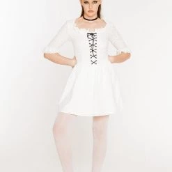 L'école Des Femmes The Marquise Eyelet Dress