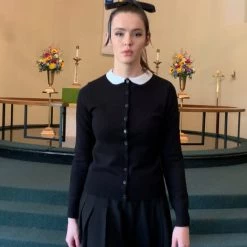 L'école Des Femmes The Nun Cardigan NEW