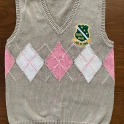 L'école Des Femmes Argyle Sweater Vest NEW