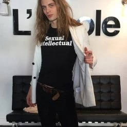 L'école Des Femmes Men's Sexual Intellectual Tee (Black)